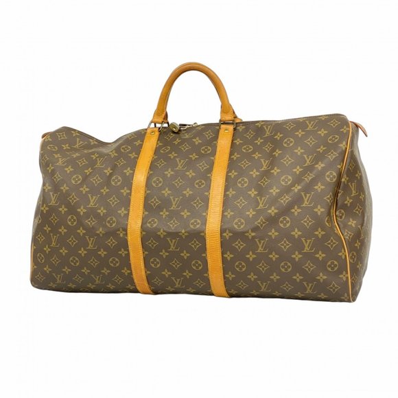 LOUIS VUITTON Brown Monogram Keepall 60 Boston Bag - Picture 1 of 10